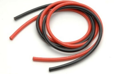 10 AWG Stärke flexible Silikonleitung für RC ESC / Batterieanschlüsse (15cm) - ROT