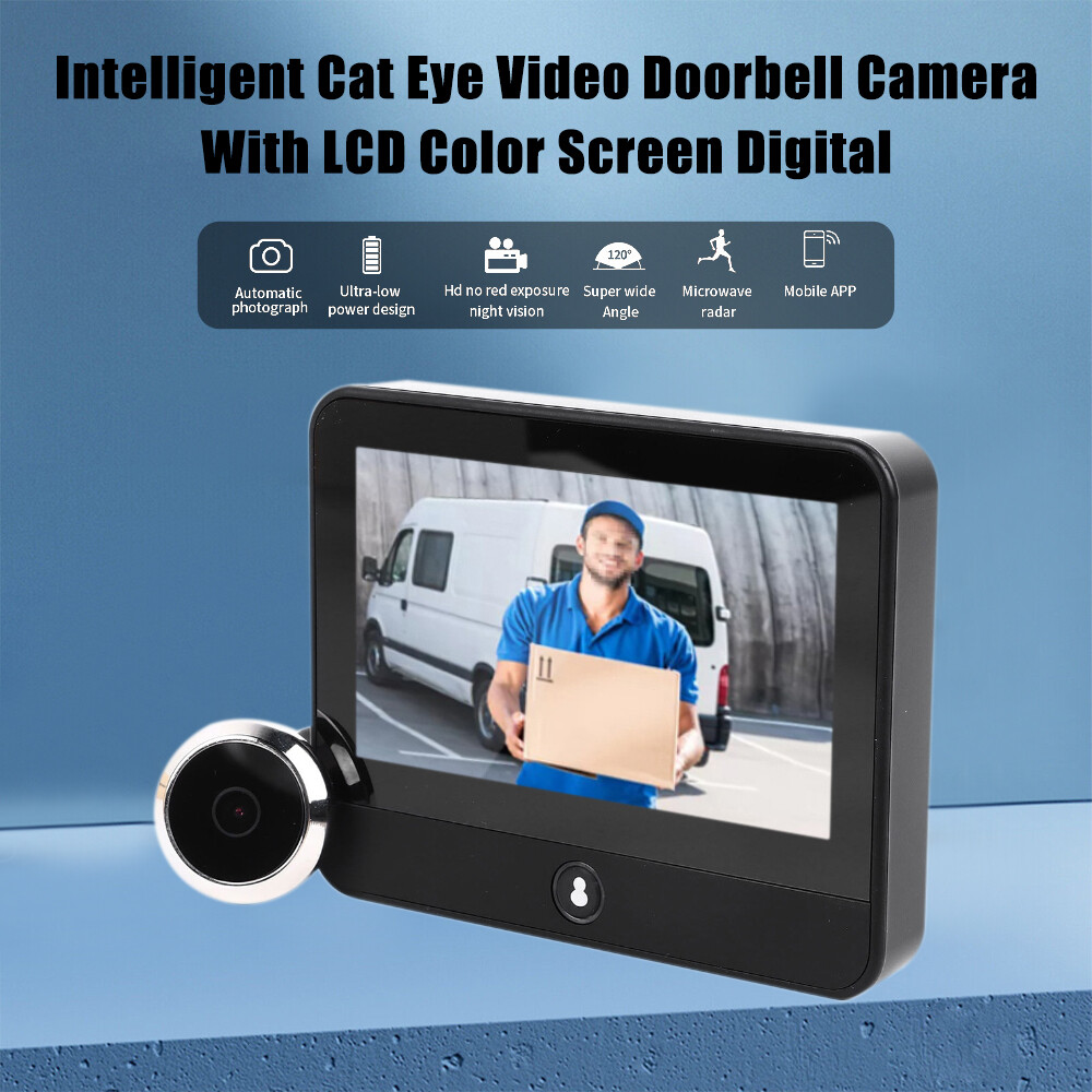 1080P Türspion Kamera - 4,3 Zoll Display Mit Nachtsicht & Bewegungserkennung