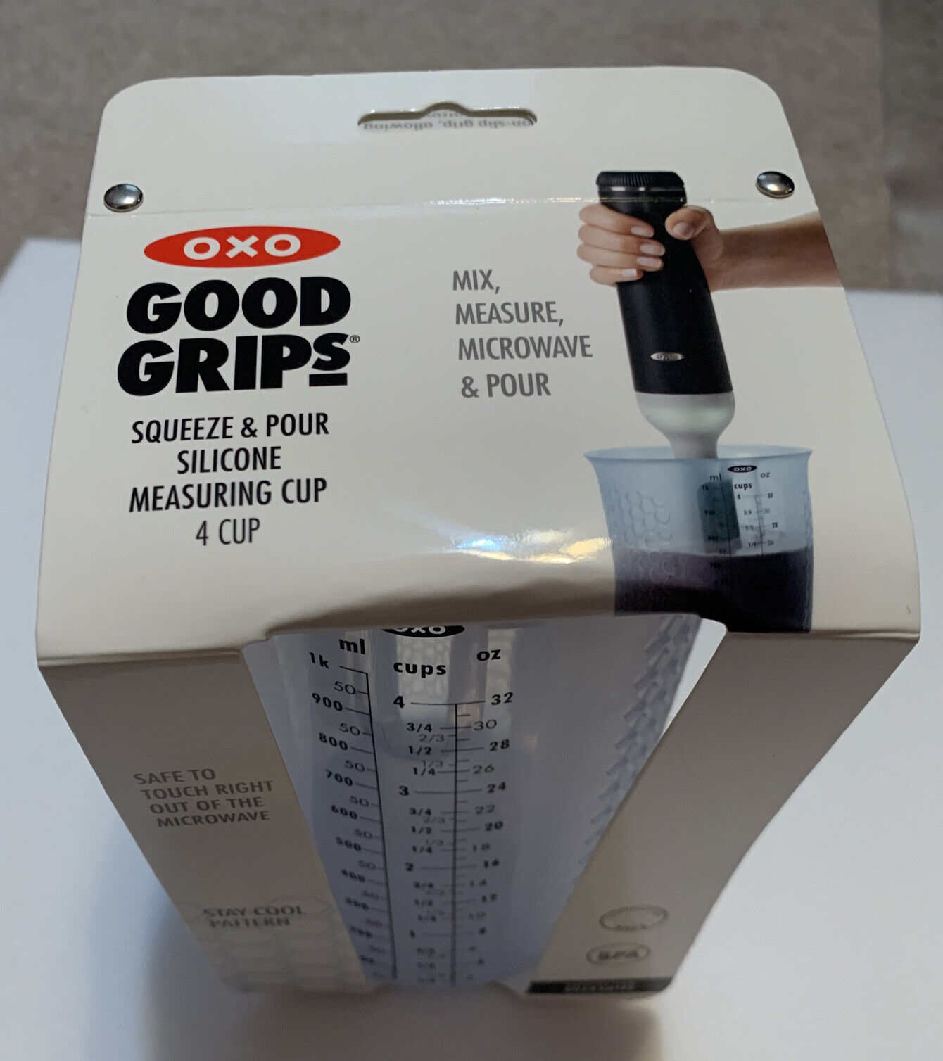OXO 11166400 Good Grips 1 Quart (4 Cups) Squeeze & Pour