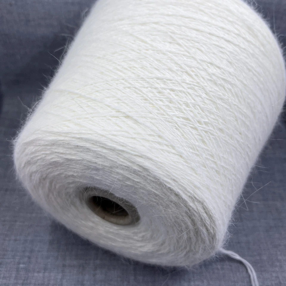 Angora yarn on cone - 80/20% angora/polyamide, 100g/450m, Italian yarn, per 100g - Image 4 of 4