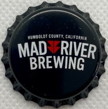 USA Plastic Lined Beer Crown Bottle Cap: Mad River Brewing