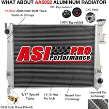 4 Rows Radiator Fits 2004-2009 2005 2006 Dodge Ram 1500 2500,3500 PICKUP 5.7L V8