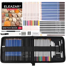 42 Sketch Sets, Professional Art Supplies, Colored Pencils, Graphite Pencils,...