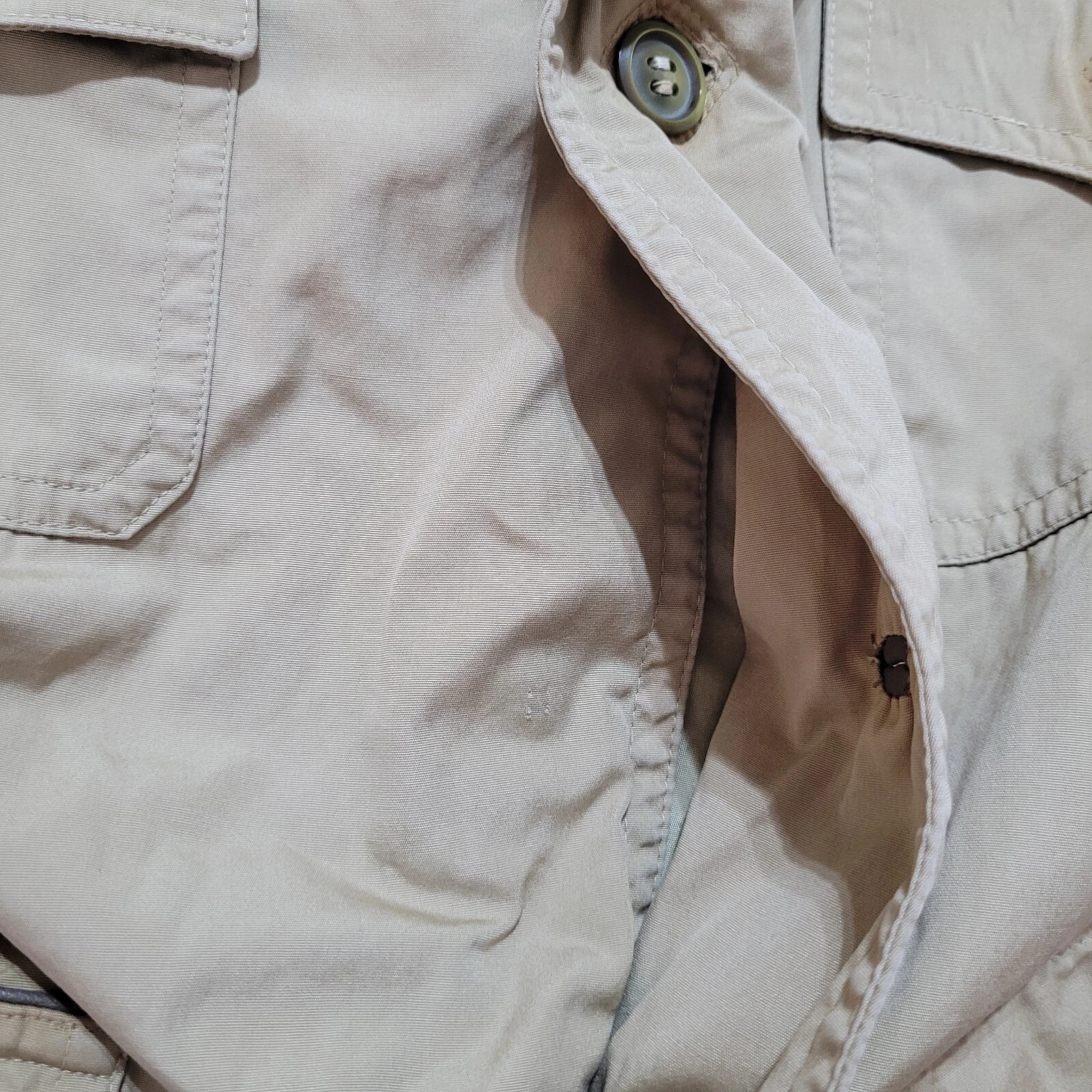 Vintage Europe Craft Exclusive Import Mens Sz 42 Beige Jacket Made In Yugoslavia - product detail image 7