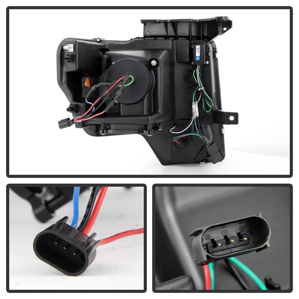 Spyder Auto 5077592 Projector Headlights Fits 09-14 F-150 Foto 2 de 4