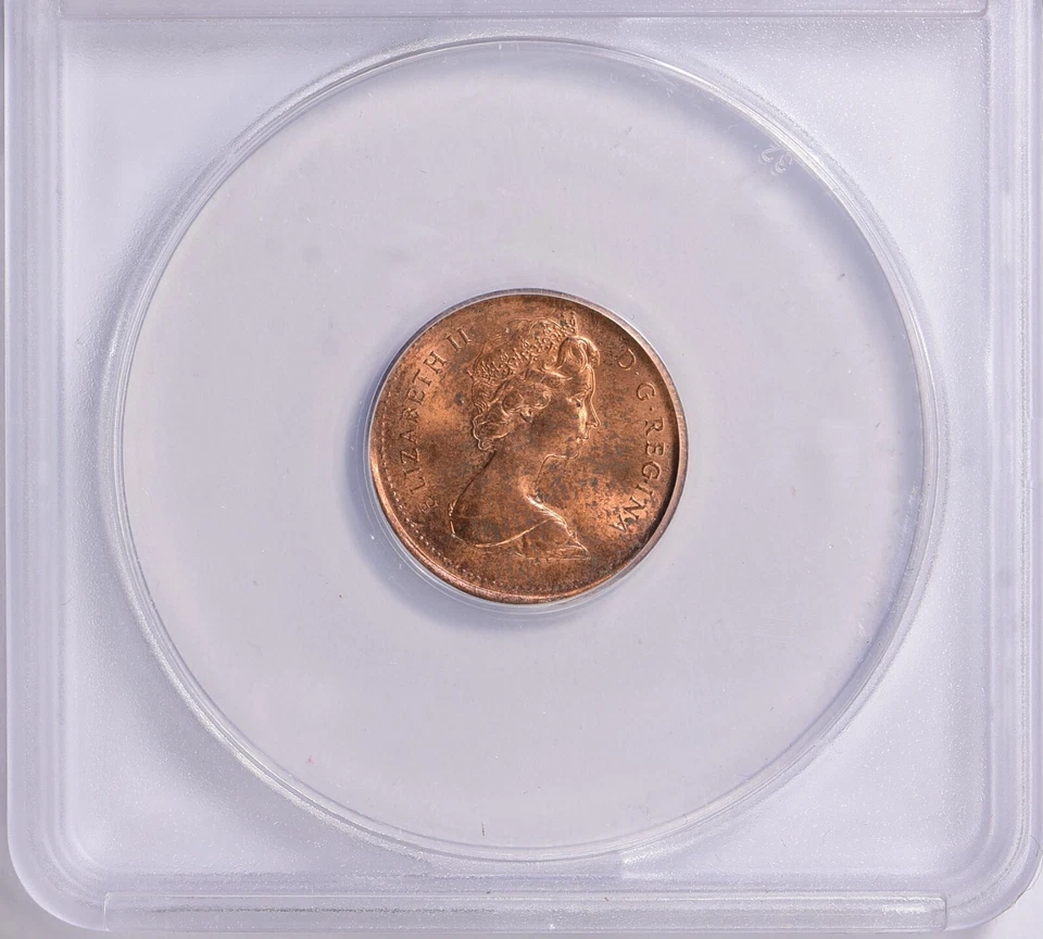 1979 Canada 1 Cent Struck on Foreign Blank ANACS 62 RB 2.07 Grams - Image 3 of 4