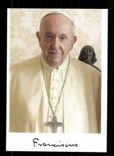 Papst Franziskus Autogrammkarte  TOP