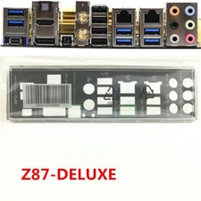 Original For Asus Z87-DELUXE Shield I/O IO Rear Baffle Backplate Motherboard
