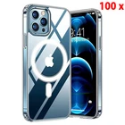 Wholesale Lot For iPhone 17 16 15 Pro Max 14 Mag Safe Case Magnetic Clear Cover