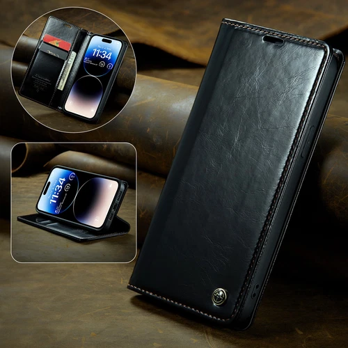 Flip Magnet PU Leder Wallet Handy Tasche Schutz Hülle Bumper Cover Etui Case # - Bild 27 von 30