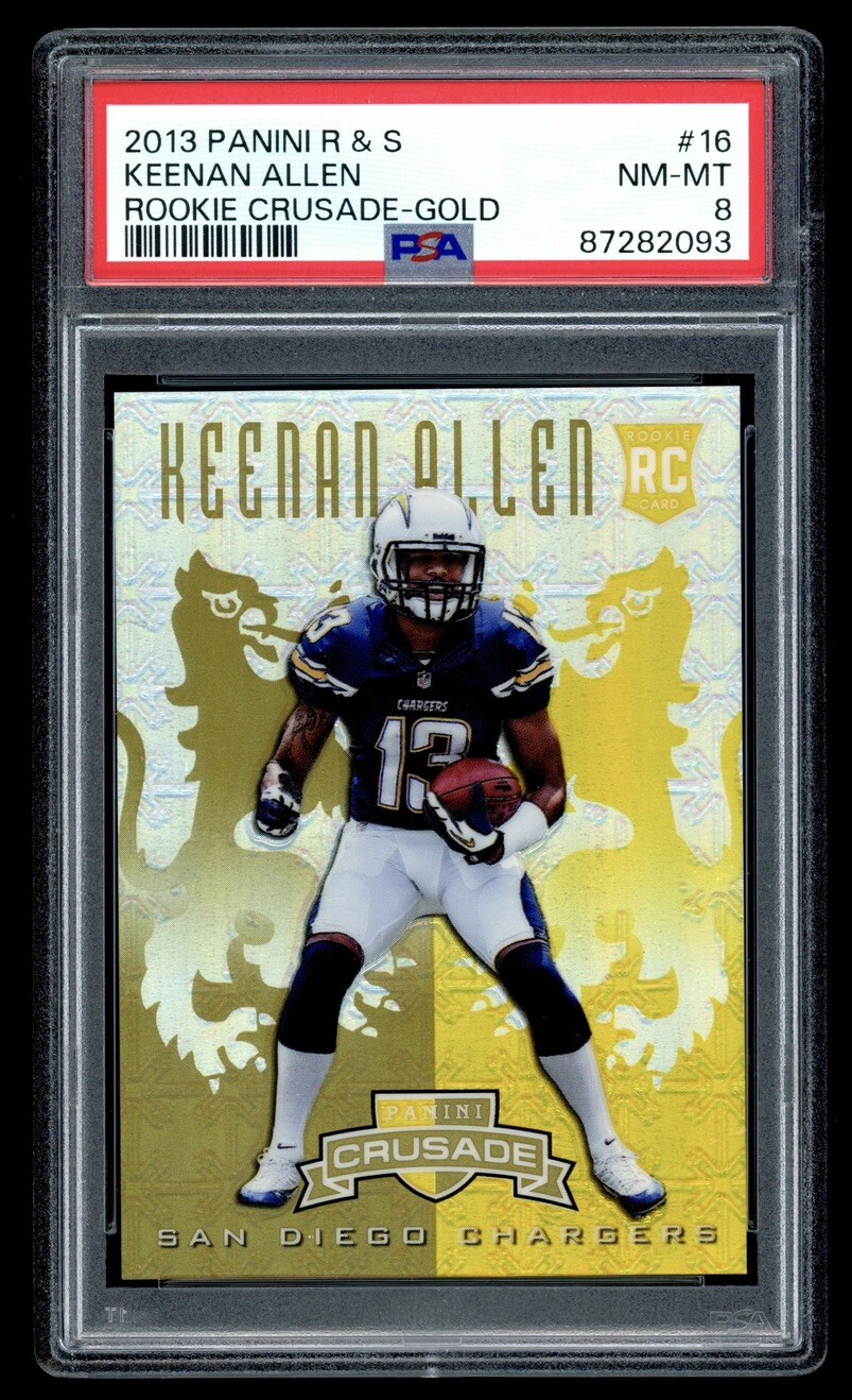 Keenan Allen Panini Rookies & Stars Rookie Crusade #16 Gold