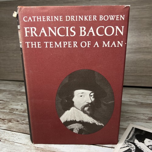 Francis Bacon The Temper of a Man by Catherine Drinker Bowen HC/DJ (1963) - Picture 2 of 21
