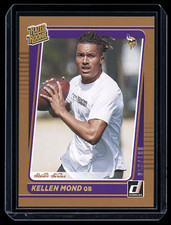 2021 PANINI DONRUSS #256 KELLEN MOND RATED ROOKIE PORTRAIT SP STUDIO SERIES /100