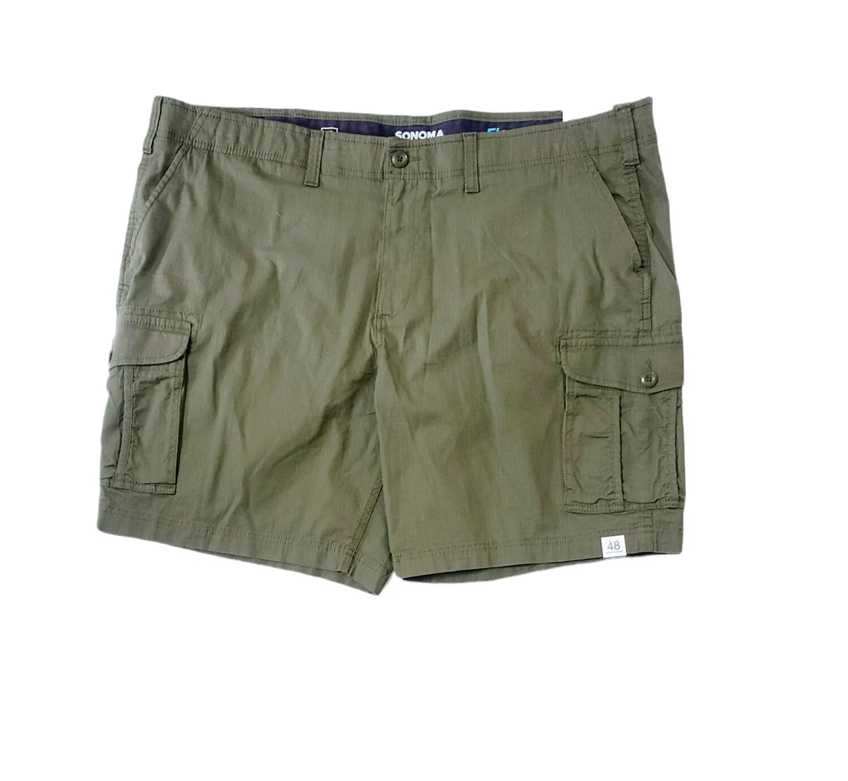 Big Tall Sonoma Goods for Life Flexwear Ripstop Cargo Shorts Men s Size 48 NWT
