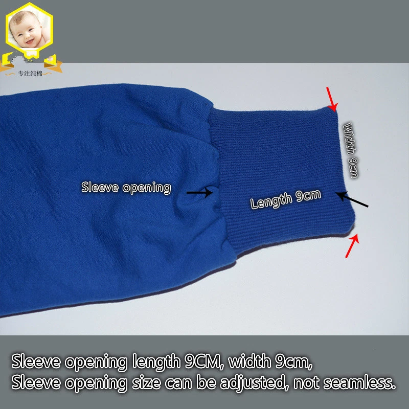 Suéter 100 % algodón tejido elástico largo Johns pierna brazos puño acanalado ribete tela acanalada Foto 3 de 4