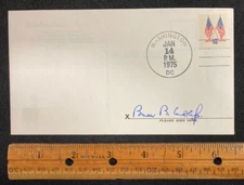 1975 Hand Signed FDC Congressman NY Barber B. Conable w/coa JSA Avail CF 11923