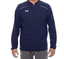 NWT Under Armour Ultimate 1/4 Zip Loose Cage Team Jacket Navy Blue Men  s Small