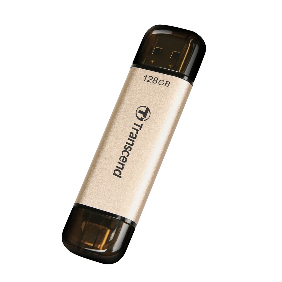 128 Go Transcend JetFlash 930C 2-En-1 USB3.2 Flash Drive - Photo 2/4