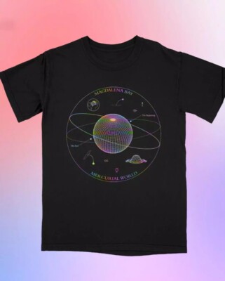 Magdalena Bay Mercurial World Album T Shirt Full Size S-5XL