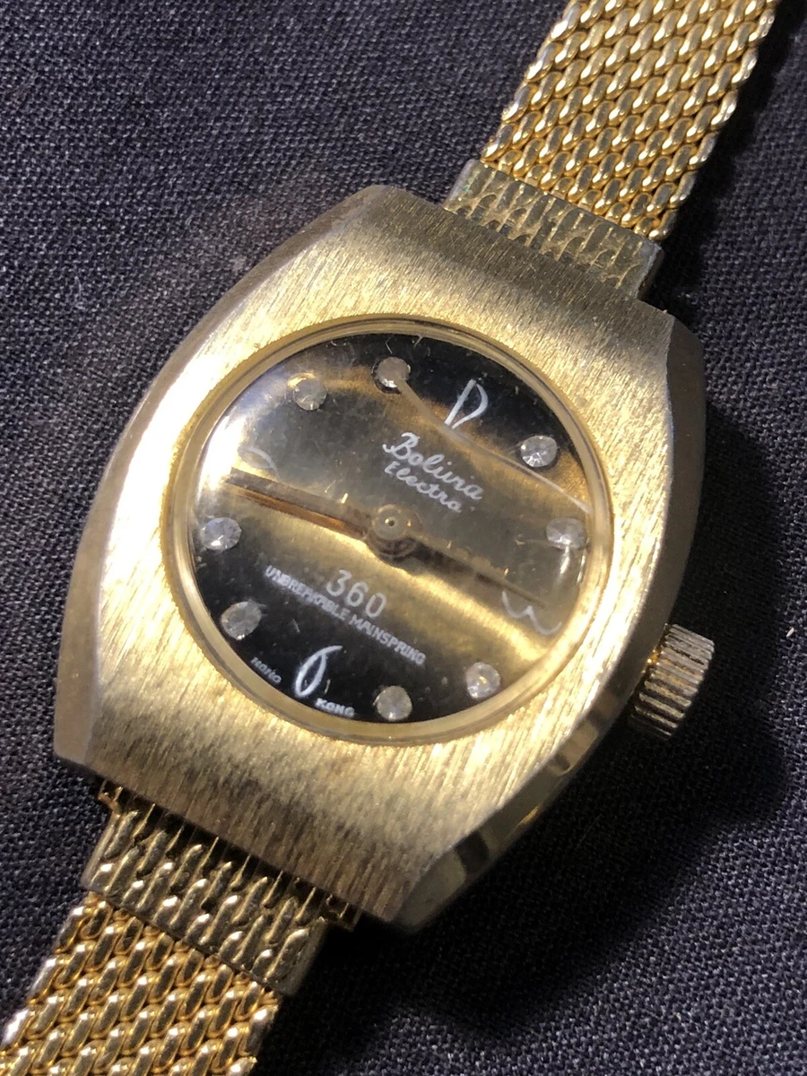 Vintage Bolivia Electra 360 watch Ladies Mechanical WristWatch