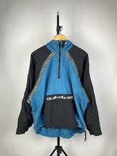 Vintage 90s Quiksilver Central big Logo Ski Jacket Anorak Men s M-L Size