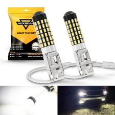 AUXBEAM H3 LED Fog Light Bulb Conversion Kit Super Bright 6000K White DRL Lamps