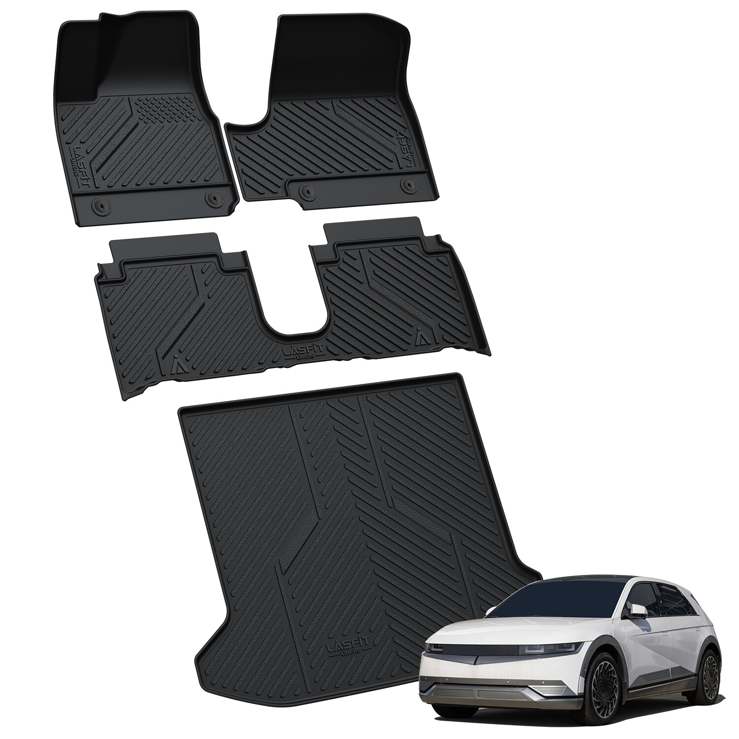 Floor Mats & Cargo Mat for Hyundai Ioniq 5 2022 2023 2024 Protection Floor Liner