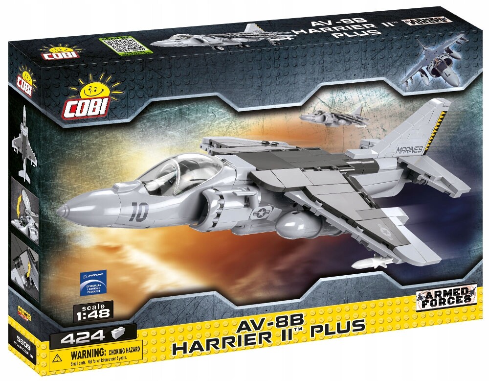 Cobi 5809 jet plane AV-8B Harrier II Plus US Marines scale 1/48