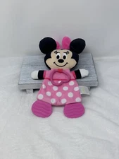 Disney Baby Minnie Mouse TEETHER 10” Security Blanket by Kids Preferred