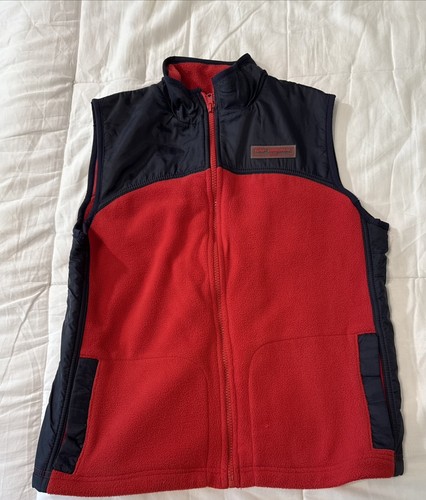 GAP ORIGINAL Kids Boys Fleece Full Zip Vest Hiking School - Size Large / 10 - Picture 8 of 8