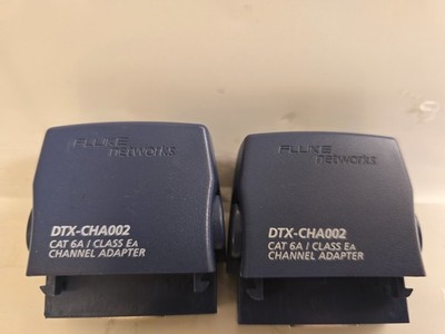 Fluke Network DTX-CHA002 CAT Channel Adapter For DTX-1800 2PC SET FREE SHIPPING
