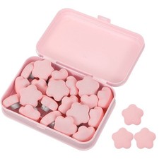 20Pcs Duvet Cover Pins Clips to Hold Comforter Inside Light Pink Flower