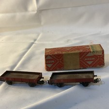 M rklin Train Cars Flatbed 323 Set With Box 1950s