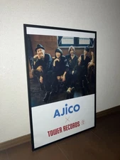 Tower Records  AJICO UA Kenichi Asai BLANKEY JET CITY Benji framed poster JAZZ C