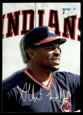 1993 Studio Albert Belle Cleveland Indians #95