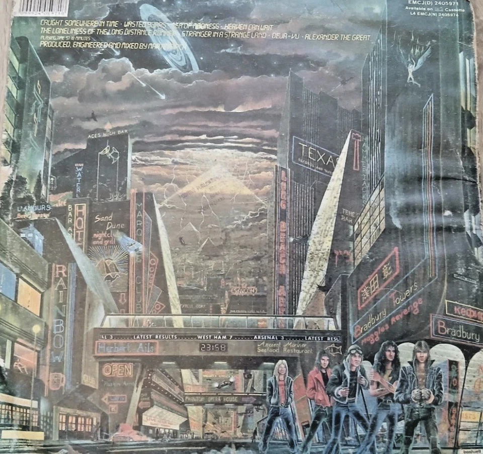 Rare Iron Maiden Zimbabwe Release Somewhere In Time.One Chance To Add 2 Collects - Image 2 of 4