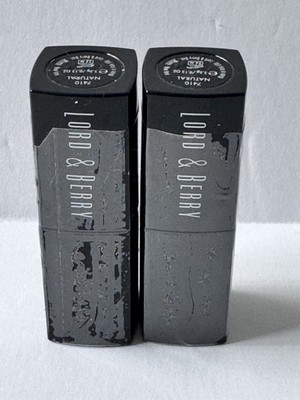 Lord & Berry Intensity Lipstick 7410 NATURAL 2 X 0.12oz/3.5g NEW Sealed 2 Pcs.