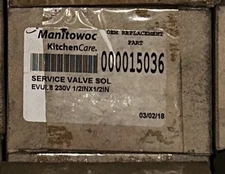 Manitowoc Ice Service Valve Solenoid 000015036 EVUL8 230V