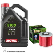 YD250 3UN Oil and Filter Kit Motul 5100 10w40 4L Yamaha YD 250 1990
