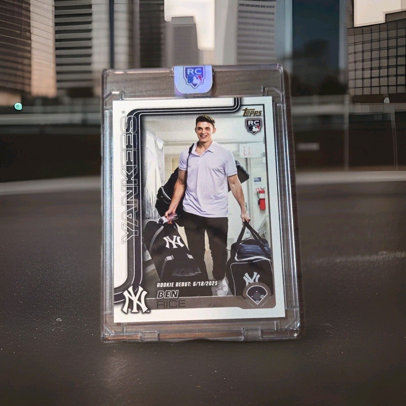 2025 Topps Update Ben Rice Golden Mirror Case Hit SSP US25 Rookie MLB Yankees