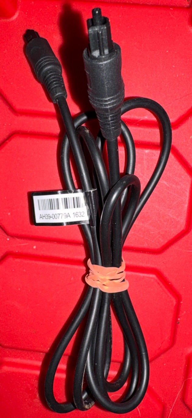 Genuine OEM Samsung AH39-00779A Soundbar Optical Cable 5ft Black