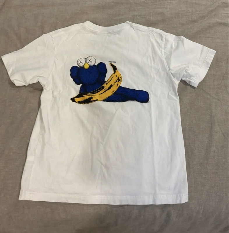KAWS x Uniqlo UT Short Sleeve Graphic T-shirt Andy Warhol Youth Size S