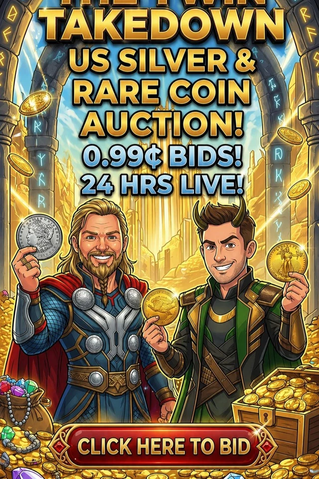 $1 Starts! Sudden Death Rare Coins Mega Vault w/ Luke & Ryan