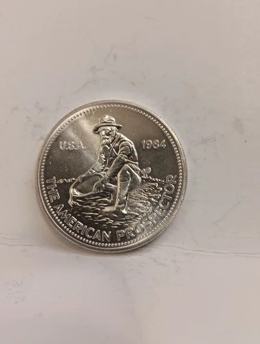 1984 Prospector/Big E Engelhard 1 ozt 99.9% Silver Bullion Coin Uncirculated EX