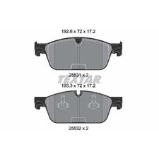 Textar Front Disc Brake Pad Set for Mercedes-...