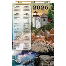 Design Works™ White Lighthouse Calendar Felt & Sequin Kit