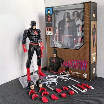 MARVEL DAREDEVIL MAFEX アクションフィギュア 223 CT Toys Daredevil Mafex 223 Black & Red Comic Action Figure Model