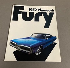 1972 Plymouth Fury Gran I Ii Iii 22-page Original Car Dealer Sales Brochure