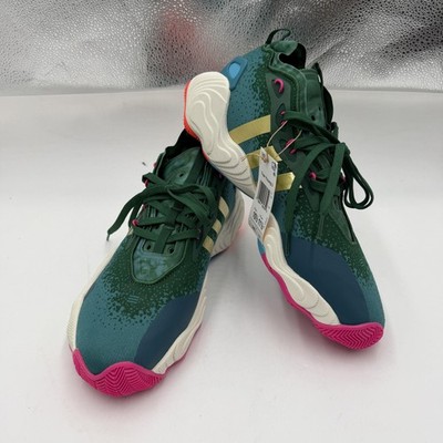 Adidas IE9301 Trae Young 3 Shoes Mens Size 10.5, Green Basketball Sneakers
