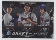 2019 Bowman Draft Chrome Progression Drew Waters Greyson Jenista #DPR-ATL 0b3